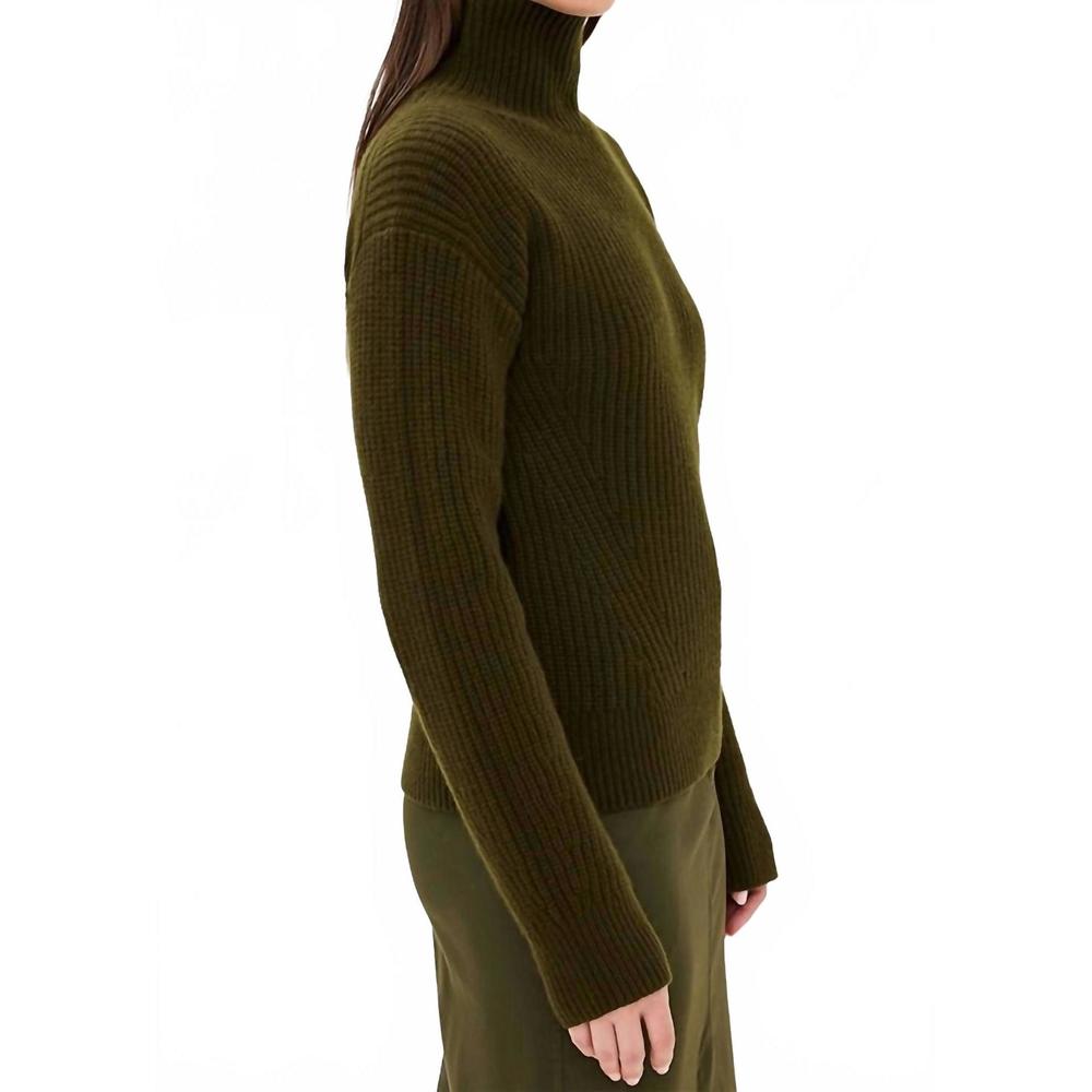 NEW A.L.C. jean sweater in military green - Picture 2 of 3